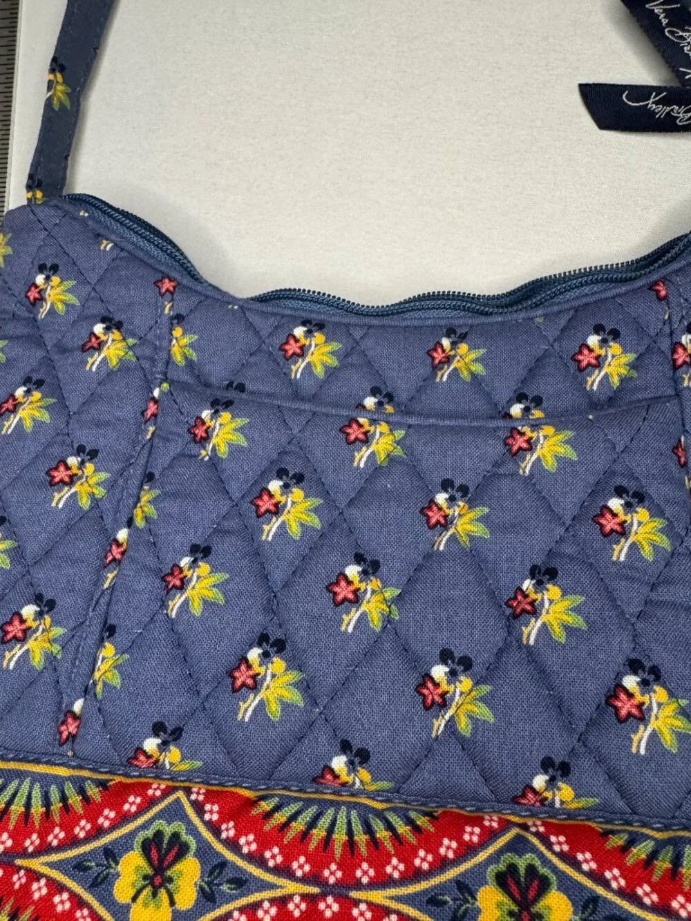 Vera Bradley Blue Provencal Shoulder Bag + Checkbook Cover Vintage